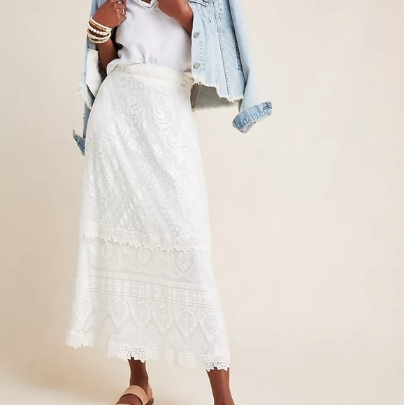 Farm Rio Stacie Maxi Skirt size S NWT - Picture 5 of 10